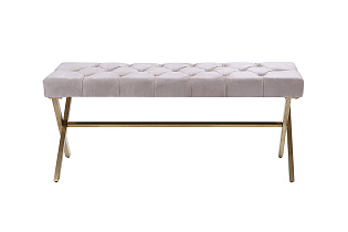 N-2133BANK-BEG Банкетка велюр бежевый cсм_s2