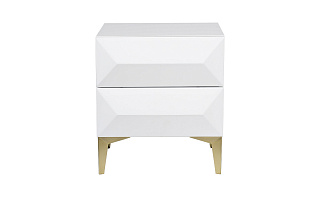 40AD-CB251 Тумбочка белая 50*45.5*57 см_s2