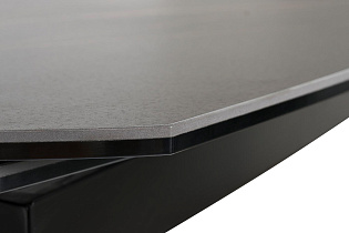 83MC-1957DT BL Стол обеденный раскл.керам.чёрный 178(120)*89*77_s2