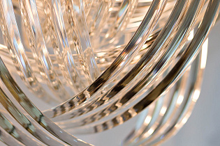 20MD3279-6 Светильник потолочный стекло/серебро d54*64см_s2