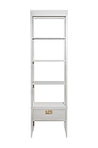 151SV-000017 Шкаф-витрина открытый бежевый 60*158*40см_s2