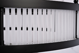 K2KM12851 Люстра Ancona круглая чёрный матовый/стекло прозр. d85см_s2