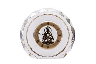 C81751 Часы настольные круглые, 16*6*14.5 см. цвет золото_s2