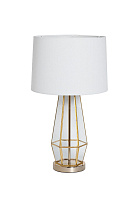 22-88243 Лампа настольная плафон белый d35*72см_s2