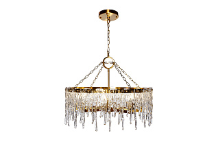 K2KG1102P-8A Люстра Tiara круглая латунь/стекло прозр. d80*h63см_s2