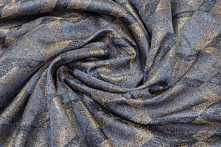 121GD-TON09-PORT GOL Портьера MODENA голубая  275*260см_s2