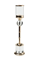 2K389003 Подсвечник 11х11х49см, цвет золото_s2