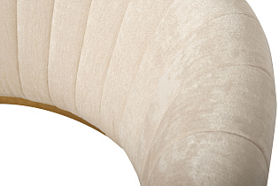 GY-DC8386GOLD-CR Стул велюр кремовый/золото 67*66*85см_s2