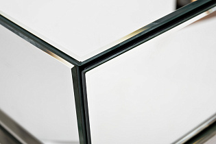 KFG131 Тумба зерк. с ящиком каркас н/ж сталь хром 50*40*50см_s2