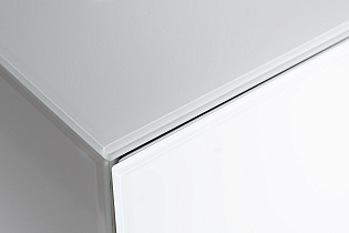 KFG085 Тумба 2 ящика белая/золото 55*40*58см_s2