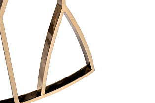 13RXCT3104-GOLD Стол журнальный стекло черн./золото d90*45см_s2 3 (превью)