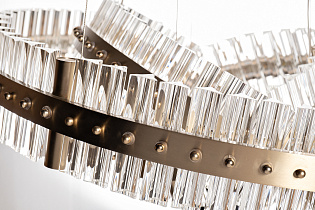 91GH-30867 Люстра подвесная Галактика (Galaxy) стекло прозрач. d70*h29см_s2