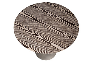 58DB-20192 Стол барный Зебрано (Zebrano) d85*106см_s2