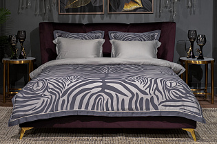 144HF-41002 Пододеяльник Саванна принт тенсель серый 145*210_s2