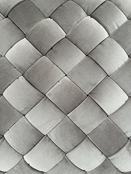 N-PUF-222 SVB Пуф плетеный, велюр светло-бежевый 60*60*30см_s2