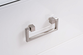 KFG085-NI Тумба 2 ящика белая/хром 55*40*58см_s2