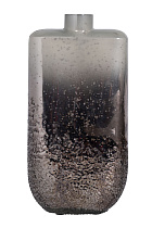 71PN-52210 Ваза декоративная стекл. серо-золотистая 17*9*33см_s2