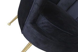 87YY-1907 BLK Кресло велюр черный 89*79*85см_s2 4 (превью)