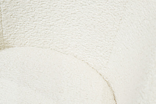 Кресло Napoli вращающееся, иск.мех кремовое Sheepskin 76*76*76см_s2