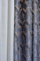 121GD-TON09-PORT GOL Портьера MODENA голубая  275*260см_s2