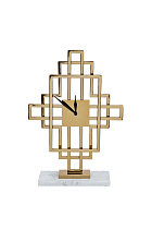 79MAL-5793-45G Часы настольные на подставке золото h45см_s2