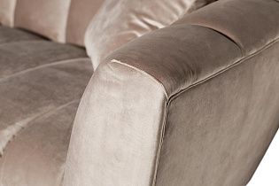 ZW-81103 GRE Диван трехместный велюр серый 243*95*74см_s2