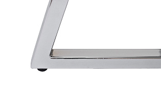 30C-1185 SER Стул велюр светло-серый 55*62*94см, ножки хром_s2