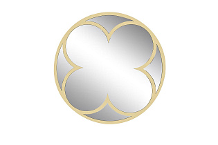 KFE1160 Зеркало круглое в раме цвет золото d92см_s2