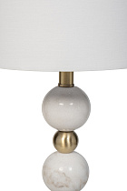 22-89567 Лампа настольная плафон лён белый h.56 см_s2