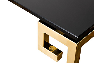 13RXC3049-GOLD Консоль черное стекло/золото 120*40*78см_s2