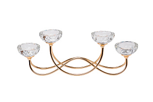 2KG195102CG Подсвечник 45*9*15см цвет золото_s2