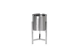 13RXFP3105M-SILVER Подставка под цветы серебро d25*50cм_s2