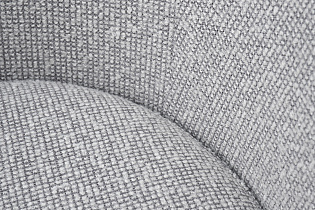 Кресло Наполи(Napoli) вращающееся, рогожка св.серый Santo1400-SVSER 76*76*76см_s2