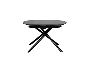 83MC-1957DT BL Стол обеденный раскл.керам.чёрный 178(120)*89*77_s2