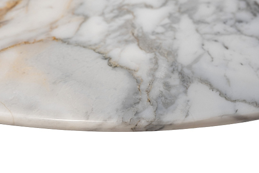 160KD-26501 Стол журнальный, мрамор Арабескато Корчия (Arabescato Corchia) d60*40см_s2