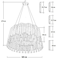 62GDW-8901-600 Люстра Rene d60см h35см_s2
