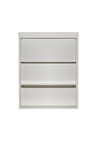 151SV-000016 Шкаф-витрина открытый бежевый 100*128*40см_s2