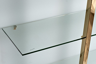 58DB-SH17071CS Стеллаж Марбелла Белый (Marbella White) бел/зол. 90*34*195см_s2