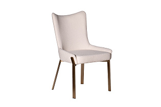 163YH-06275 Стул обеденный букле белый+бронза 57*65*91см_s2