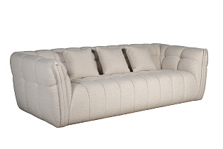 ZW-26803 Диван Prato трехместный букле белый 249*106*74см_s2