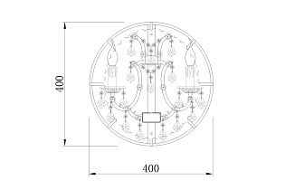 15-B6002-3 Бра 40*40см_s2