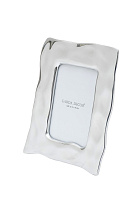 69-21222 Фоторамка декоративная метал. цвет серебро 21,5*3*26см_s2