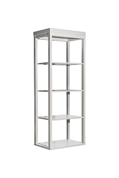 151SV-000017 Шкаф-витрина открытый бежевый 60*158*40см_s2