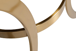 19-OA-6431 Консоль со стекл. столешницей под мрамор 129*40*85см_s2