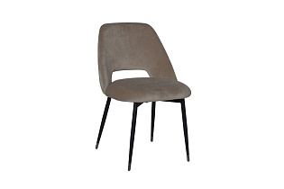46AS-CH3073-BEIGE Стул велюр бежевый 54,5*58*80см_s2