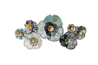 37SM-0931 Декор настенный Цветы 119,4*61*8,9см_s2