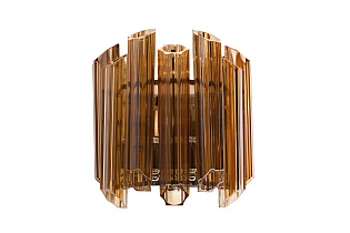20MB3451-2AMBER Бра стекло янтарного цвета 32*33*32см_s2