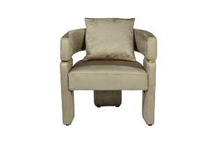 58DB-20089 Кресло велюр оливковый 70*61*69см_s2