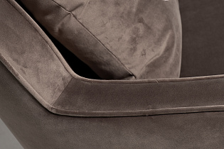 87YY-KRES-2182 SER Кресло вращающееся велюр серый 76*85*82см_s2