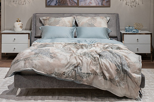 144HF-70608 Комплект наволочек Нувола принт тенсель бирюзовый 50*70 (2шт)_s2